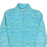 DECATHLON Womens Blue Polyester Blend Zip Jacket S Athletic Outdoor Casual