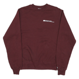 CHAMPION Mens Maroon Indiana Farm Bureau Insurance Crew Neck S Cotton Blend