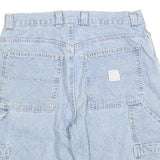 FADED GLORY Mens Denim Blue Casual Shorts M W30 Cotton Blend Relaxed Fit