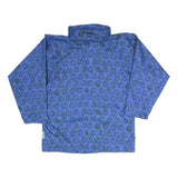 SCHOFFEL Mens Blue Outdoor Jacket S Polyester Blend Zip Printed Lightweight