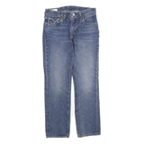 LEVI'S 511 Womens Slim Jeans Blue Denim Medium W29 L30 Zip Cotton