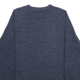 CHAMPION Mens Blue Cotton Blend Crew Neck L Sweatshirt Casual Pullover