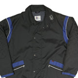 ASCL Mens Black & Blue Zip Jacket XL Polyester Blend Outdoor Casual