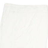 ARMANI JEANS Womens White Mini Cotton Plain Skirt M Classic Casual Summer