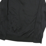 ADIDAS Mens Black Sports Track Jacket S Polyester Zip Athletic Comfort Casual