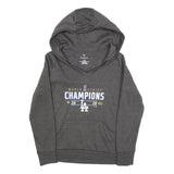 FANATICS Womens Grey World Series Champions Hoodie S Cotton Blend Hooded