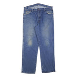 DICKIES Mens Jeans Blue Relaxed Straight Denim Medium W40 L32 Zip Casual