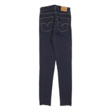 LEVI'S 721 Womens Jeans Blue Slim Skinny Denim Raw W25 L28 Classic Cut