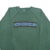 HANES Mens Green Asian American Christian Fellowship Crew Neck XL Sweatshirt