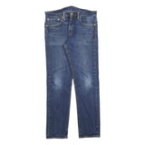 LEVI'S Mens Slim Slim Jeans Blue Denim W31 L29 Classic Cotton Blend Zip