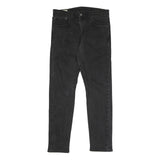 LEVI'S 512 Big E Mens Jeans Black Slim Skinny Denim W32 L32 Classic Style