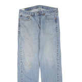 LEVI'S 505 Mens Regular Fit Straight Denim Light W34 L32 Zip Cotton Blend Jeans