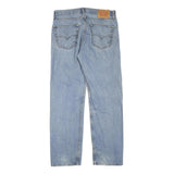 LEVI'S 505 Mens Regular Fit Straight Denim Light W34 L32 Zip Cotton Blend Jeans