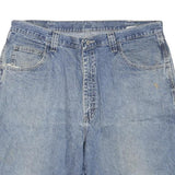 WRANGLER Mens Shorts Blue Denim XL W38 Casual Cotton Blend Relaxed Fit
