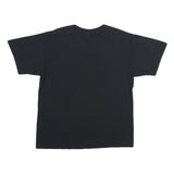 GILDAN Mens Black Rolling Stones Graphic T-Shirt L Short Sleeve Crew Neck