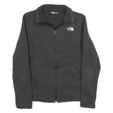 THE NORTH FACE Womens Black Fleece Jacket M Zip Outdoor Casual Warm Layer