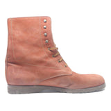 SCARPA Womens Lace-Up Boots Brown Leather UK 7 Comfortable Stylish Footwear