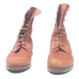 SCARPA Womens Lace-Up Boots Brown Leather UK 7 Comfortable Stylish Footwear