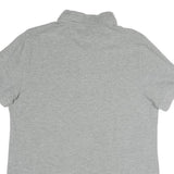 TOMMY HILFIGER Mens Grey Short Sleeve Polo Shirt M Cotton Blend Casualwear