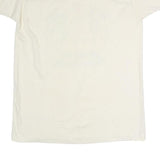 Mens White Cotton Funny Bunny Graphic T-Shirt XL Short Sleeve Crew Neck