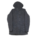 HELLY HANSEN Womens Black Jacket M Polyester Blend Hooded Zip Outdoor Waterproof