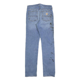 CARHARTT Mens Jeans Blue Relaxed Straight Denim Medium W31 L34 Workwear