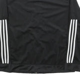 ADIDAS Womens Black Jacket XL Polyester Blend Plain Zip Track Style