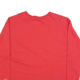 CHAMPION Mens Red Long Sleeve Crew Neck XL Cotton Blend Plain Casual T-Shirt