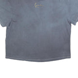 KARL KANI Womens Grey Cotton T-Shirt L Short Sleeve Crew Neck Casual Graphic