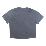 KARL KANI Womens Grey Cotton T-Shirt L Short Sleeve Crew Neck Casual Graphic