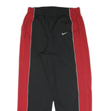 NIKE Mens Joggers Black & Red Slim Tapered 2XL W36 L32 Sportswear Training