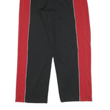 NIKE Mens Joggers Black & Red Slim Tapered 2XL W36 L32 Sportswear Training