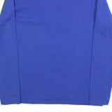 TOMMY HILFIGER Womens Blue Plain V-Neck Basic Knit M Cotton Blend Jumper Casual