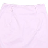 LOVE & OTHER THINGS Womens Pink Mini Cotton Blend Straight Skirt XS Stylish