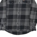 ORVIS Mens Black & Grey Check Shirt S Classic Cotton Blend Button Front