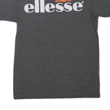 ELLESSE Mens Grey Graphic T-Shirt XS Short Sleeve Crew Neck Cotton Blend