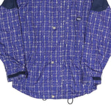 ODLO Mens Blue Navy Polyester Blend Track Jacket M Patterned Zip Closure