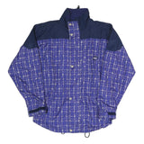 ODLO Mens Blue Navy Polyester Blend Track Jacket M Patterned Zip Closure