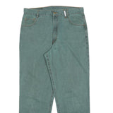 RANGERS Mens Regular Fit Cotton Blend Jeans Blue W34 L30 Classic Zip Pockets
