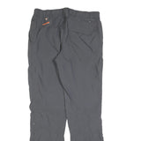 SALEWA Womens Grey Polyester Regular Fit Straight Leg Trousers W32 L34 Outdoor