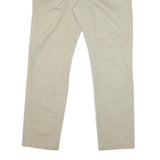 DICKIES Womens Cotton Blend Beige Regular Straight Trousers W36 L30 Workwear