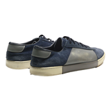 PRADA Low Top Trainers Blue Suede Mens UK 9