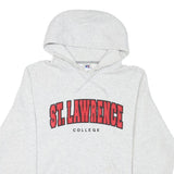 RUSSELL ATHLETIC Mens Grey St Lawrence College Hoodie M Cotton Blend Casual