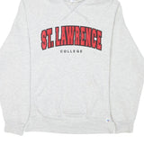 RUSSELL ATHLETIC Mens Grey St Lawrence College Hoodie M Cotton Blend Casual