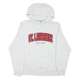 RUSSELL ATHLETIC Mens Grey St Lawrence College Hoodie M Cotton Blend Casual