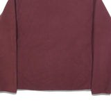 THE NORTH FACE Womens Maroon Jacket M Polyester Plain Zip Outdoor