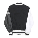 FB SISTER Boys Black & White Letterman Style Button L Cotton Blend Jacket
