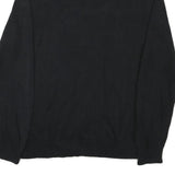 CHAPS Mens Black & Grey Patterned Pullover Jumper Crew Neck Basic Knit M