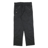 DICKIES Mens Cotton Blend Black Regular Straight Trousers W36 L32 Workwear
