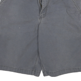 CARHARTT Mens Grey Workwear Relaxed Fit Cotton Blend Shorts XL W32 Utility